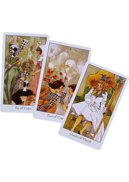 Altın Tarzı Rüya Way Tarot Kartları ve Evrensel Dansçı Oracle Tarot Fal Oyunu Destesi Oyunu (Yurt Dışından)