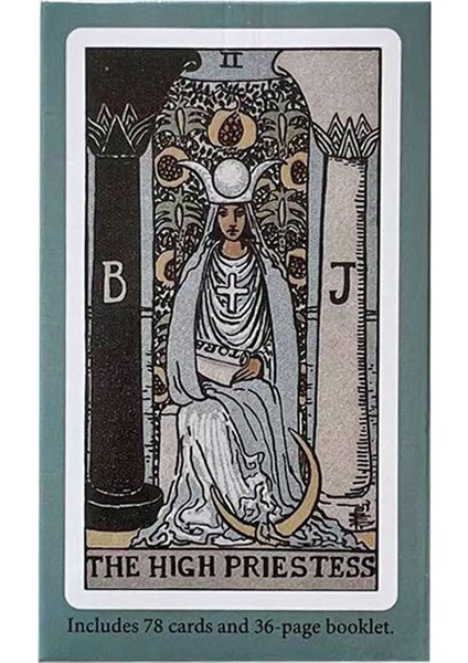 Pamela Colman'ın Stili Zaman Destesi Tarot Kartı Orak Kartları Doğru Anı Bul Yüksek Deck Oyuncağı Kılavuz Kitapçığıyla (Yurt Dışından)