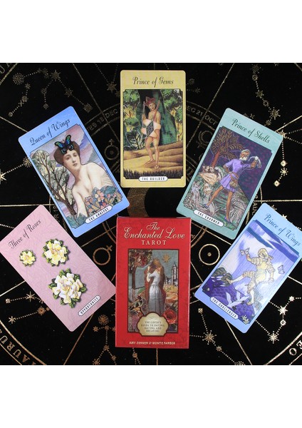 Büyülü Aşk Tarzı Tarot Del Fuego Tarot Destesi Orakuller Rehber Oyun Oyuncak Fournier Tarot Del Fuego Ricardo Cavolo ile Mavi Renkli Tarot Destesi - (Yurt Dışından)