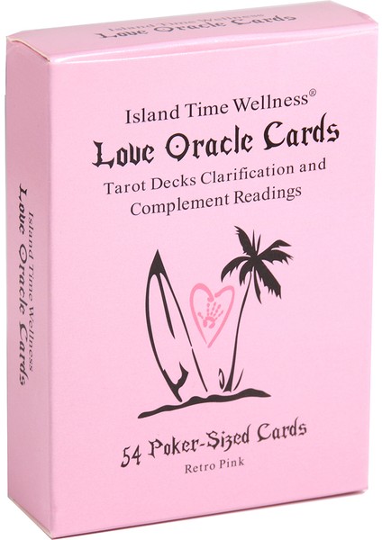 Rana George Stili Pembe Ada Zamanı Wellness Aşk Oracle Kartları Destesi Fal Kartları Oyunu Aile Parti Oyunu (Yurt Dışından)