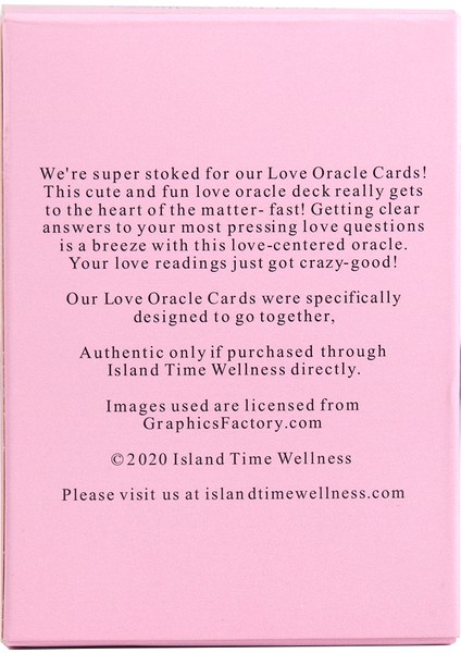Rana George Stili Pembe Ada Zamanı Wellness Aşk Oracle Kartları Destesi Fal Kartları Oyunu Aile Parti Oyunu (Yurt Dışından)
