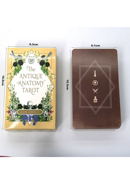 Kara Kediler Tarot Stili Antika Anatomi Tarot Kartları Sihir Malzemeleri Yüksek Kehanet Kehanet Fal Okuma Tarot Destesi 78 Kart - (Yurt Dışından) indirimleri