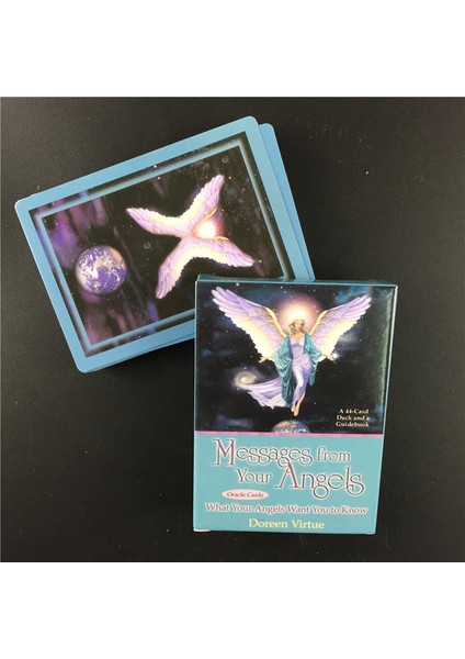 44 Adet TS01 Stili Meleklerinizden Mesajlar Tarot Destesi Kart Oyunu - Aile Parti Oyunu Oyuncak (Yurt Dışından)