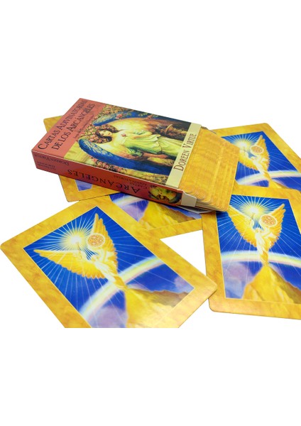 Masa Örtüsü Tarzı 2022 Yeni Desteli Ispanyolca Versiyon Melek Oracle Kartları - Başlangıç Seviyesi Için Tarot Kartları (Yurt Dışından) fırsatları