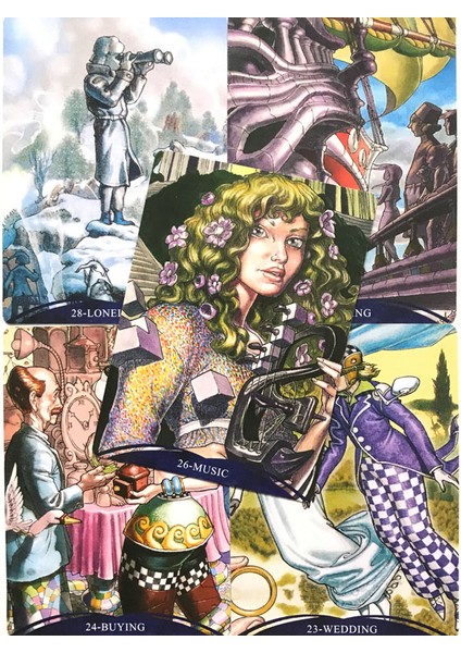 Oracle Kart Stili Kader Falı Falcılık Kartları Tarot Oyunu Için 36 Kart Rüya Yorumlama Tarot Kartları - Çeşitli Tarot Seçenekleri Için Tarot Kartları Oracle Kartları (Yurt Dışından)