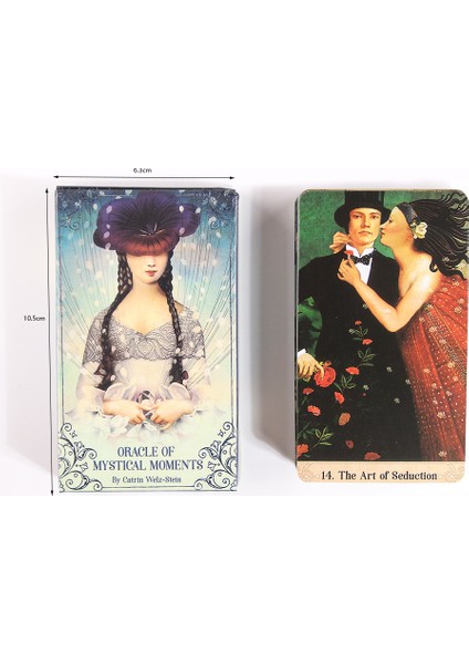Melek Cevapları Stili Mistik Anlar Tarot Kartları ile Pdf Kılavuz Oyun Kartları Mini Yıldızlar Kader Falı Yüksek Özel Stil (Yurt Dışından) indirimleri