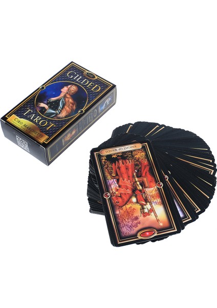 Oracle The Gilded Tarot Oracle Kartları Oyun Kartları Parti Oyunu Için - E Ticaret Başlık (Yurt Dışından) modelleri
