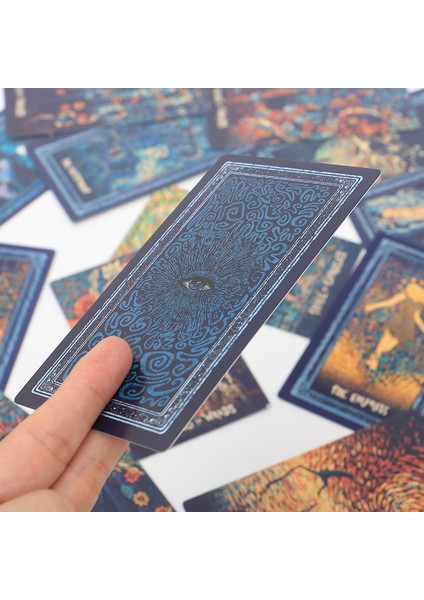 12X7 Görücüler Stili 12X7CM Tarot Kartları ve Kağıt Kılavuz Kitap ile Büyük Boy Prisma Vizyonları Oracle Destesi Fal Bakımı Ingilizce Versiyonu Oyun (Yurt Dışından) fiyatları