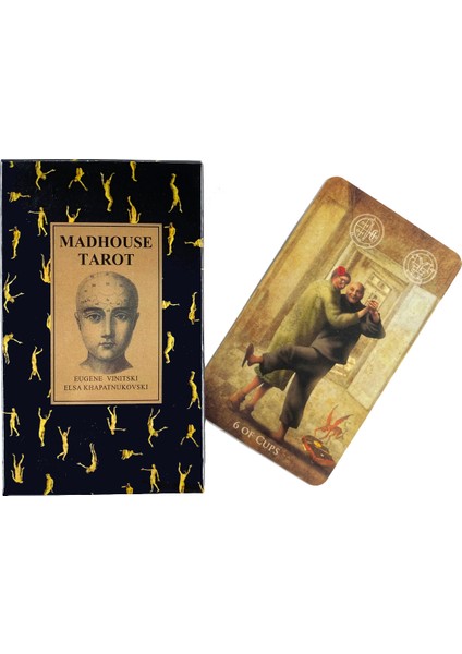 Madhouse Tarot Stili Başlangıçlar Için Işığın Karanlığı Tarot Destesi Oyunu Multiplayer Parti Oyunu Fal Bakan Kehanet Oracle Kartlar Rehber ile (Yurt Dışından)