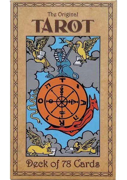 Altın Tarzı Lunalapins Tarot Destesi Kartı Oracle Oyun Kehanet Fal Baktırma Türkçe Sürüm Eğlence Oyunu - E-Ticaret Başlık (Yurt Dışından)