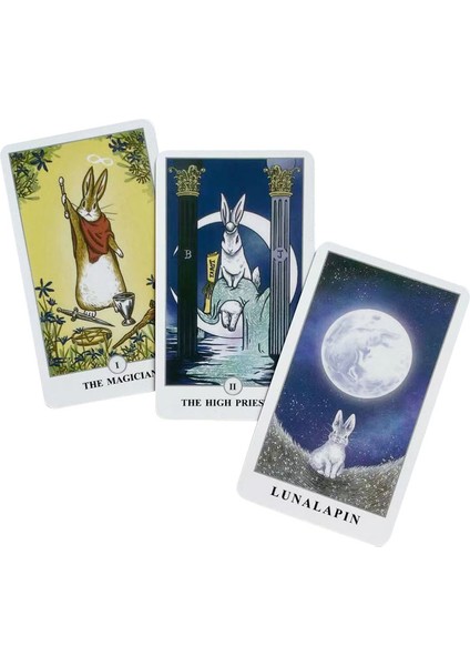 Altın Tarzı Lunalapins Tarot Destesi Kartı Oracle Oyun Kehanet Fal Baktırma Türkçe Sürüm Eğlence Oyunu - E-Ticaret Başlık (Yurt Dışından)