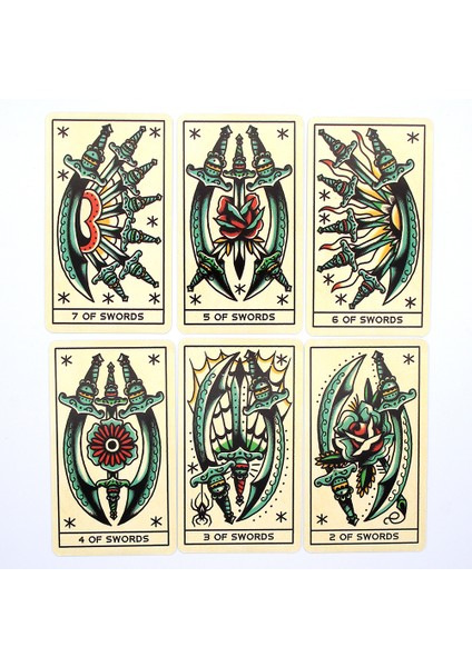 Kumral Tarzı Dövme Tarot Destesi Oyun Eğlence Fal Oyun Kart Rehber Kitap Mistik Rehberlik Fal Eğlence Parti Masası Oyunu (Yurt Dışından) fırsatları