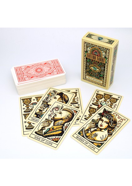 Kumral Tarzı Dövme Tarot Destesi Oyun Eğlence Fal Oyun Kart Rehber Kitap Mistik Rehberlik Fal Eğlence Parti Masası Oyunu (Yurt Dışından) indirimleri