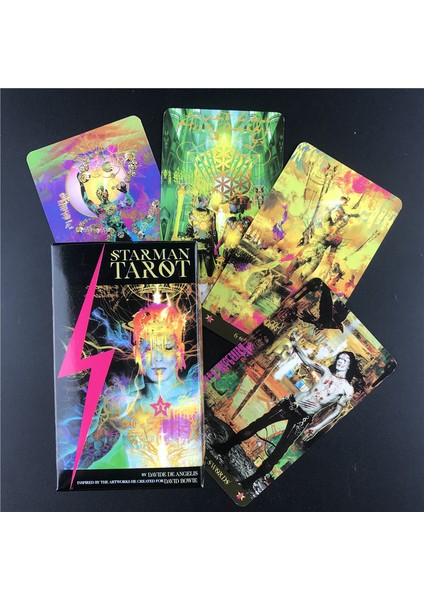 44 Adet TS66 Stili Yıldız Adam Tarot Kartları Dayanıklı Zeka Oyunu Kartları Tam Ingilizce Eğlenceli Aile Parti Eğlencesi Tarot Kart Destesi Pdf (Yurt Dışından)