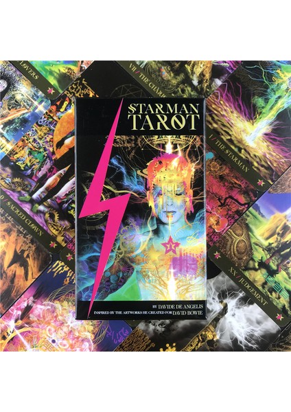 44 Adet TS66 Stili Yıldız Adam Tarot Kartları Dayanıklı Zeka Oyunu Kartları Tam Ingilizce Eğlenceli Aile Parti Eğlencesi Tarot Kart Destesi Pdf (Yurt Dışından)