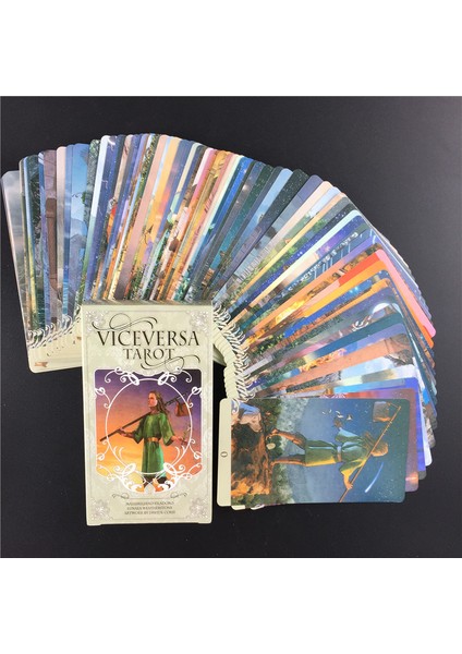 78 Adet TT40 Tarzı Chakra Bilgelik Tarot Kartları ve Illüstrasyonlu Rehber Kitap ile Güçlü Hayat Dönüştürücü Fal Bakımı (Yurt Dışından)