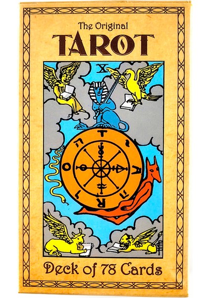 Orijinal Tarot Stili Sıcak Satış Hd Klasik Tasarım Tarot Kartları Yüksek Tarot Destesi Rehber Kitap ile Falcılık Eğlence Oyunu Için Oyun - (Yurt Dışından)