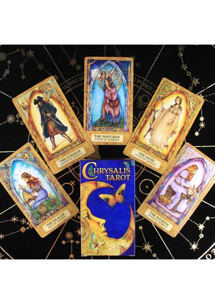 Altın Tarzı Chrysalis Tarot Yeni Kapalı 78 Renkli Kart Mitolojik Arketipler Kart Oyunu Fal Bakan Toney Ruhunu Aydınlatıyor (Yurt Dışından) fiyatları