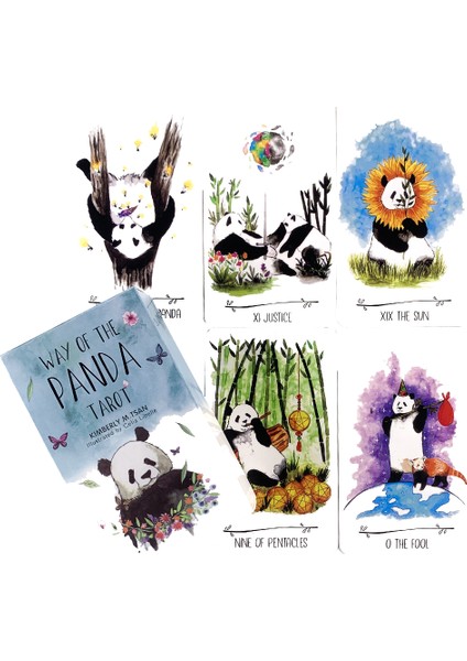 Panda Tarzının Yolu Deniz Rüzgarları Fısıldıyor Oracle Kartları Kehanet Tarot Ingilizce Versiyonu Şans Falı Tarot Kartları Destesi Arkadaş Parti Oyunu - (Yurt Dışından)