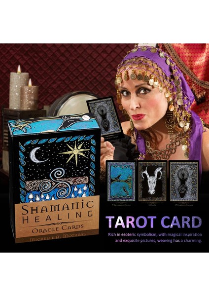 Çikolata Tarzı Şamanik Şifa Oracle Kartları Ingilizce Versiyonu Tarot Kart Oyun Kartları - Kişisel Kullanım Için Pdf (Yurt Dışından)