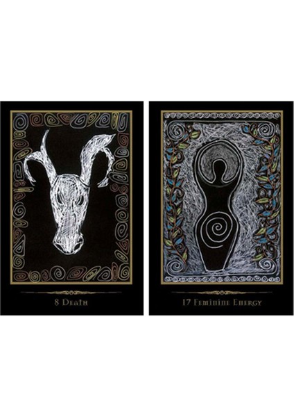 Çikolata Tarzı Şamanik Şifa Oracle Kartları Ingilizce Versiyonu Tarot Kart Oyun Kartları - Kişisel Kullanım Için Pdf (Yurt Dışından)