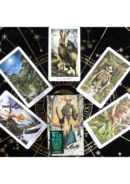 Kırmızı Stil Perili Ev Tarot Kartları Destesi Beş Dil Seçeneğiyle Başlangıç Seviyesi Kehanet Oyunu Tam Renkli Oyun Tahtası Oyuncak Popüler (Yurt Dışından)