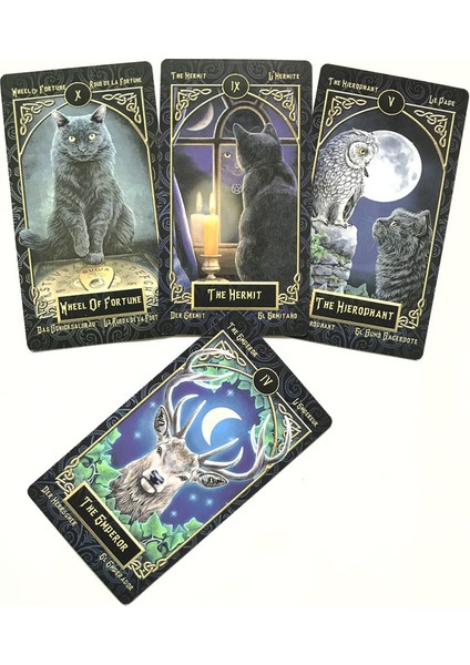 Karga Tarot Stili 78 Kartlı Tarot Familiar Kartları Oracle Fal Kehanet Eğlence Satranç ve Kart Oyunu Tarot ve Çeşitli Tarot Seçenekleri (Yurt Dışından)