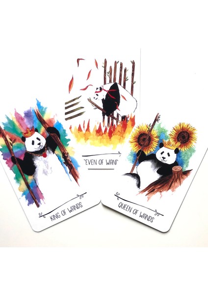 Gök Mavisi Tarzı Panda Tarot Oracle Kart Eğlence Parti Kartı Satranç Kart Oyunu Tarot ve Çeşitli Tarot Seçenekleri - (Yurt Dışından) indirimleri