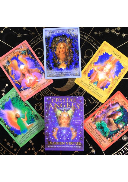 Çikolata Tarzı Kristal Melekler Oracle Kartları Melek Oracle Yeni Tarot Kartları Başlangıçlar Için Rehber Kitap Kart Oyunu Board Oyunu ve Rehber Kitap Ay - (Yurt Dışından) fiyatları