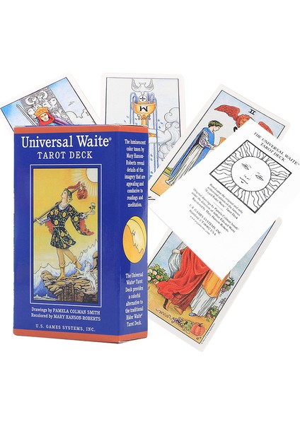12X7 Morgan Stili 12X7CM Evrensel Tarot Kartları Kağıt Rehber Kitap ile Büyük Boy 80 Kart Waite Oracle Destesi Falcılık Ingilizce Versiyon Oracle (Yurt Dışından) fiyatları