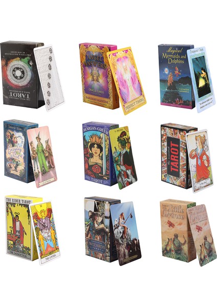 No.7 Tarzı Waite Tarot Kartları Oracle Kartı Fal Bakma Oyunu Solitaire Parti Destesi Oyun Ingilizce Kişisel Tarot Pdf Kılavuzu - E-Ticaret Başlığı (Yurt Dışından)
