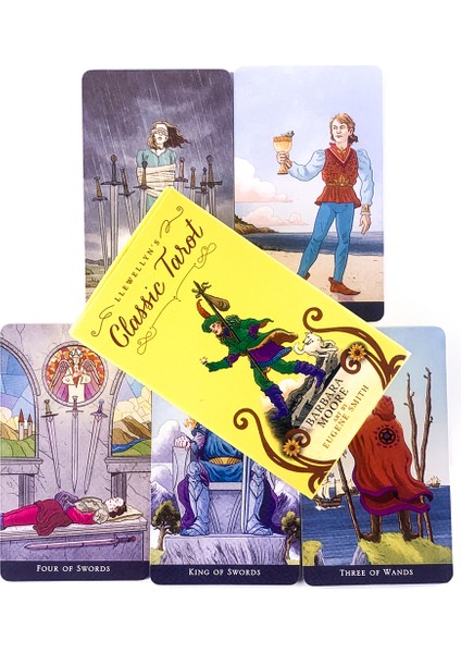 Barbara Moore Tarzı Yüksek Taşınabilir Mini Kart Marsilya Tarot Destesi Kader Falı Oyunu Tarot ve Çeşitli Tarot Seçenekleri Için (Yurt Dışından)
