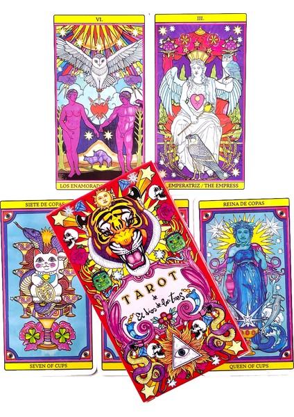 Tarot Masa Örtüsü Stili Yüksek Özel Stil Cla Yeni Geldi Üç Tanrının Tarot Kartı Tarot Kartları Popüler Stil Oracle Kartlar Rehber Kitap ile - (Yurt Dışından) fırsatları