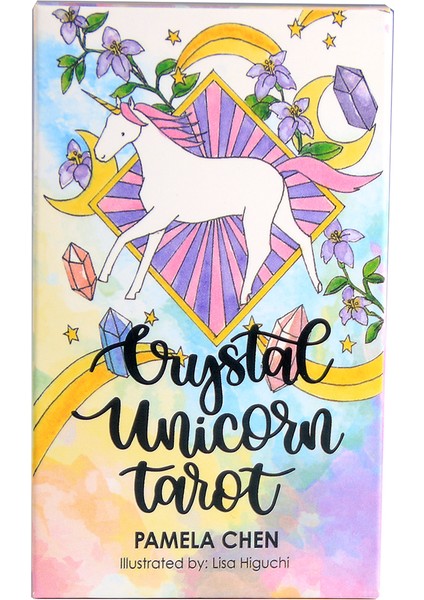 Bordo Tarzı Kristal Unicorn Tarot Kartları Kehanet Tarot Ingilizce Versiyonu Fal Bakma Tarot Destesi Arkadaş Parti Eğlence Oyunu (Yurt Dışından) fırsatları