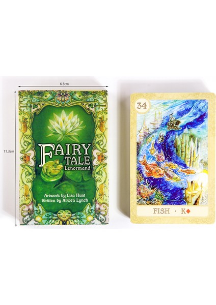 Derin Mavi Tarzı Peri Masalı Lenormand Tarot Kartları Büyü Malzemeleri Medyum Fal Tahtası Oyun Tarot ve Çeşitli Tarot Seçenekleri - (Yurt Dışından)