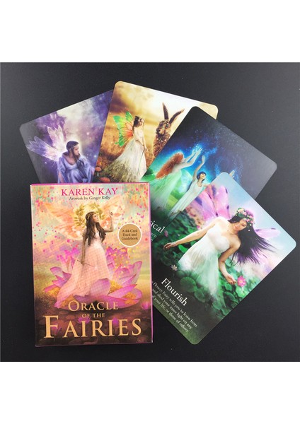 44 Adet TS37 Stili Bolluk Melekleri Oracle Kart Destesi Tarot Kart Tam Türkçe Arkadaş Aile Parti Zeka Oyunu Oynama Tarot Kartları (Yurt Dışından)