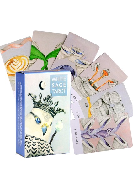 Gizli Tarot Stili Beyaz Adaçayı Tarot Kartları Kâbus Öncesi Tarot Destesi Mükemmel Hediye Işıltılı Seer'in Melek Tarot Okült Modern Cadı Oyunu - (Yurt Dışından) indirimleri