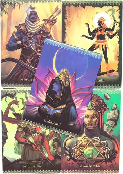 Çeşitli Çokyüzlü Stili Kali Oracle Tarot Kart Destesi - Kader Falı ve Fala Dayalı Oyunlar Için Orak Kartlar (Yurt Dışından) fırsatları