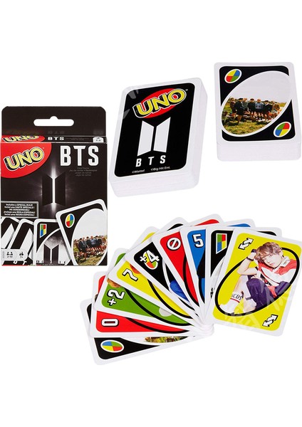 Bir-Iki-Zh Stili Uno-Bts Mattel Poker Oyunları Orijinal Kart Oyunu Aile Toplama Masa Oyunları Çok Oyunculu Katılım Poker Kartları Destesi Oyuncağı Hediye (Yurt Dışından) fiyatları