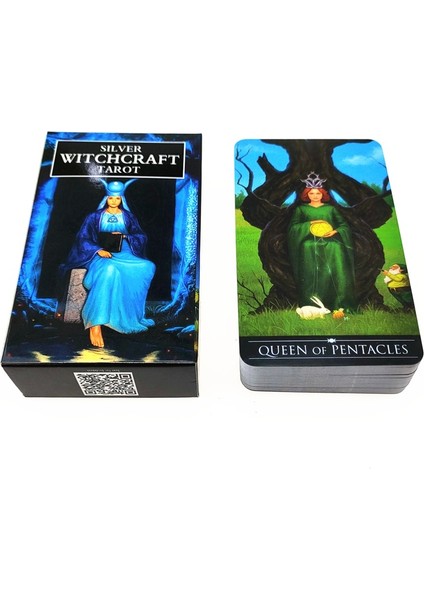 No.76 Stili Gizli Cadılık Tarot Kartları Türkçe Oracle Fal Oyunu Paketi - Pdf Kılavuz Kitapçığı ile (Yurt Dışından)