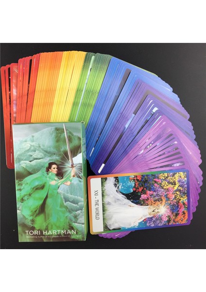78 Adet TT54 Stili Chakra Bilgelik Tarot Kartları ve Illüstrasyonlu Rehber Kitap ile Güçlü Hayat Dönüştürücü Fal Bakımı (Yurt Dışından)