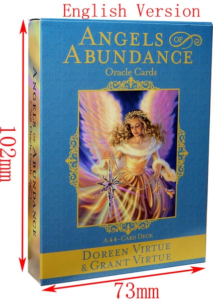 Bol Tarzı Popüler Büyük Doreen Virtue Melek Serisi Oracle Kartlar Mekiyyel Gabriel Kartları Başlangıç Için Tarot Kartları ve Pdf Rehberi ile (Yurt Dışından)