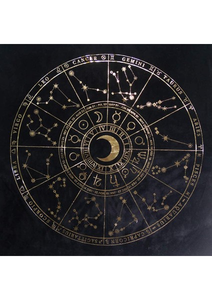 Tarot Masa Örtüsü Stili Astrolabe Tarot Masa Örtüsü Deri Tarot Çantası Oyun Astroloji Falcılık Cadıcılık Malzemeleri Için Popüler Altar Angelarium (Yurt Dışından) modelleri