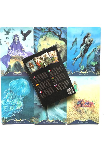 Çeşitli Çokyüzlü Stili 44 Kartlı Tanrıça Tapınak Oracle Tarot Kartı Oracle Kartları Kader Falcılığı Oyunu Tarot ve Çeşitli Tarot Seçenekleri Için (Yurt Dışından) modelleri