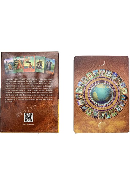 Çikolata Tarzı Melek Bilgeliği Tarot Destesi Kart Oyunu Tam Ingilizce Aile Tatil Partisi Zeka Oyunu Kader Falı Tarot Kartları (Yurt Dışından)