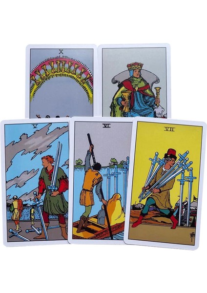 Gök Mavisi Tarzı Al Tarot Kartları Kehanet Rehberlik Fal Tarot Destesi Oyunları Türkçe Hediye Parti Oynama Kart Oyunu (Yurt Dışından) fırsatları