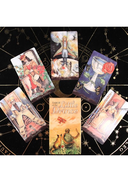 Küçük Prens Tarot Kartları Destesi ve Talimat Kitapçığı - 78 Kartlık Deck Aşk Ay Yakınımda Başlangıçlar Için - E-Ticaret Başlığı (Yurt Dışından)