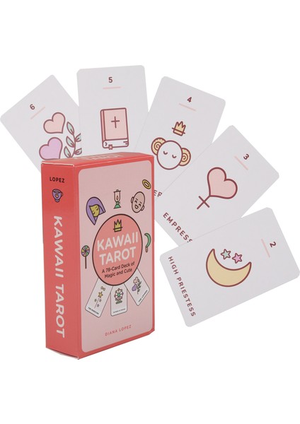 TLP17 Stili Tahta Oyunu Destesi Klasik Tarot Kartları Fal Bakma Kehanet Kartı Aile Parti Bireysel Oyun Solitaire Ingilizce Versiyonu (Yurt Dışından)
