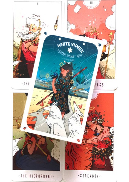Gri Stil Falcılık Oyunu Kartları Tarot Kartları Aile Partisi Kart Oyunu Tarot ve Çeşitli Tarot Seçenekleri Pdf Kılavuz (Yurt Dışından)