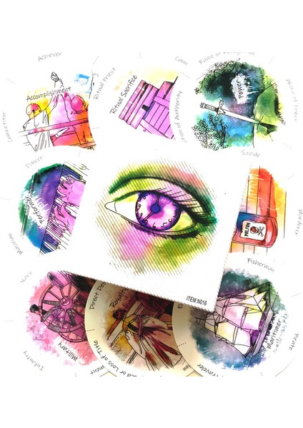 Gri Stil Falcılık Oyunu Kartları Tarot Kartları Aile Partisi Kart Oyunu Tarot ve Çeşitli Tarot Seçenekleri Pdf Kılavuz (Yurt Dışından) fiyatları